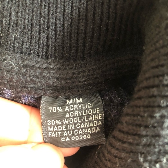 Vintage Pierre Cardin Wool Blend Pullover Cozy Quarter Buttoned Sweater Medium - Picture 8 of 8